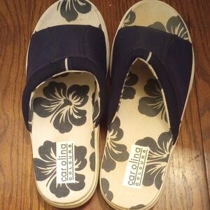 Carolina Colours Navy Women's Slippers